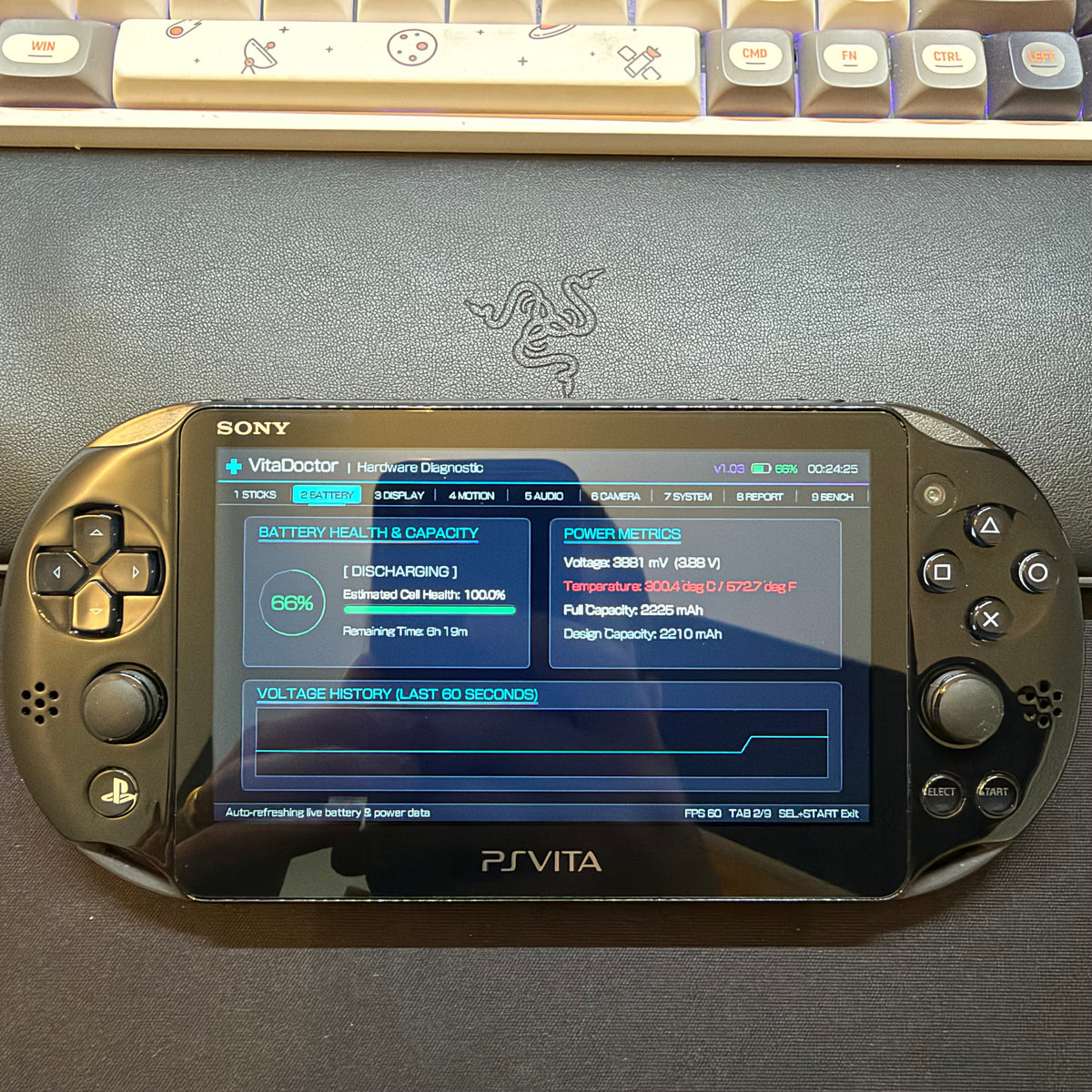 Sony PS Vita 2000 Slim Black 128GB SD2Vita