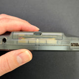 Game Boy Advance GBA Hispeedido V5 Laminated IPS LCD Drop-In Shell Kit + 1800mAh USB-C Battery - Transparent Black