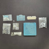 Game Boy Advance SP Full Replacement Shell Kit – Blue Glitter Housing with Buttons