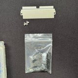 Game Boy Advance SP Full Replacement Shell Kit – Clear Glitter Housing with Buttons