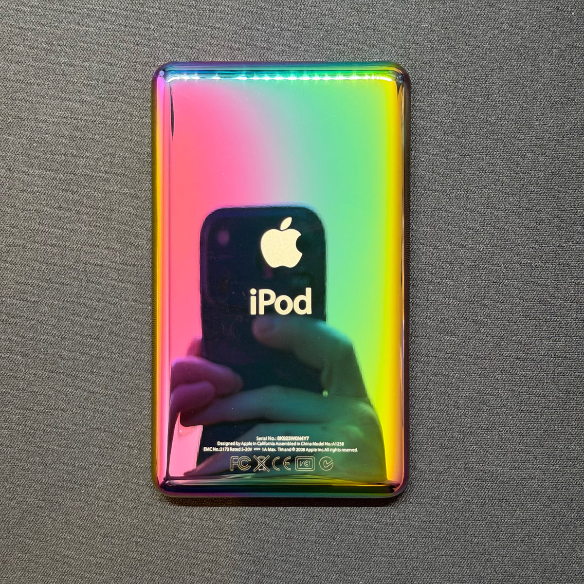 Rainbow Thin Back Housing – For iPod Classic / Video