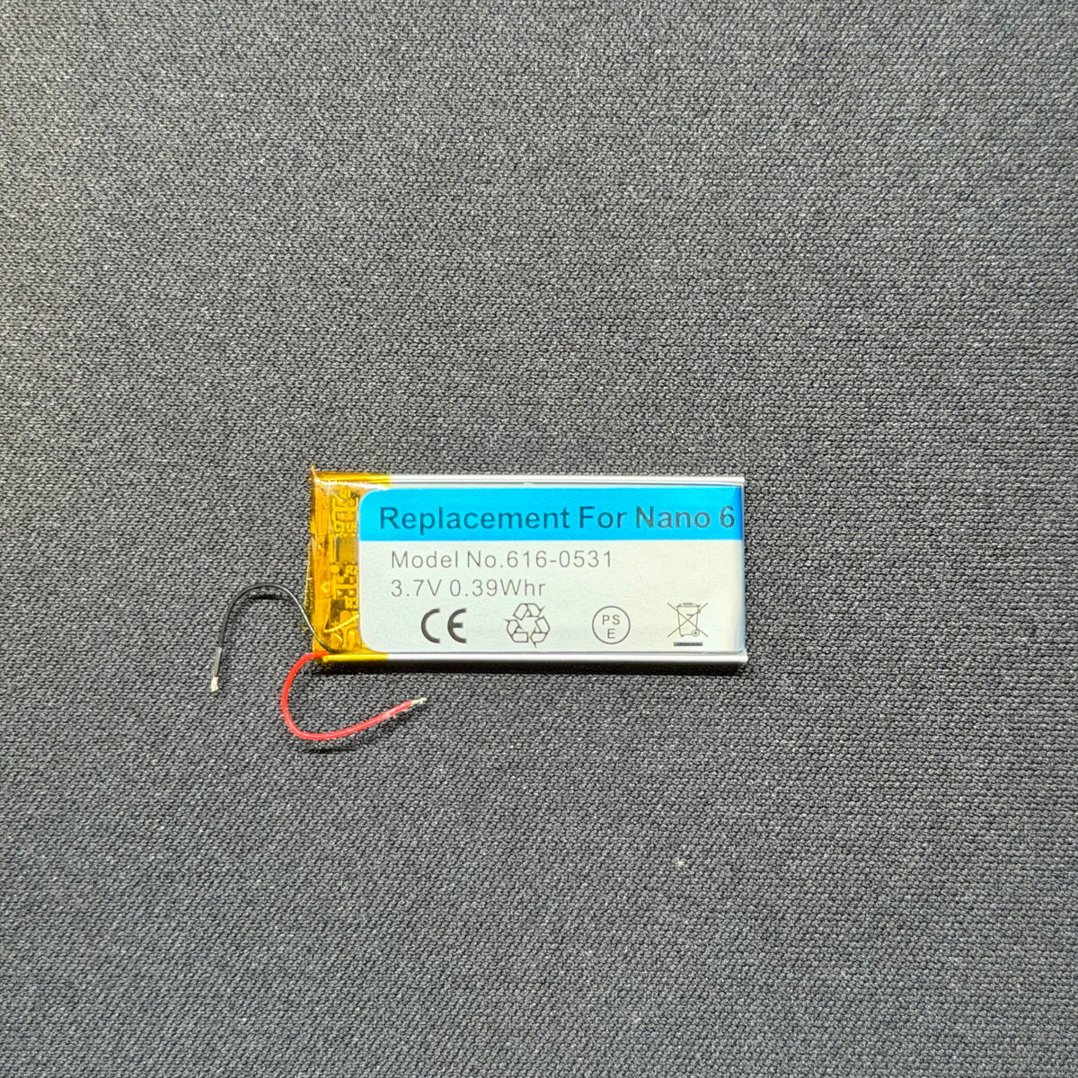 Replacement Battery for Apple iPod Nano 6th Gen