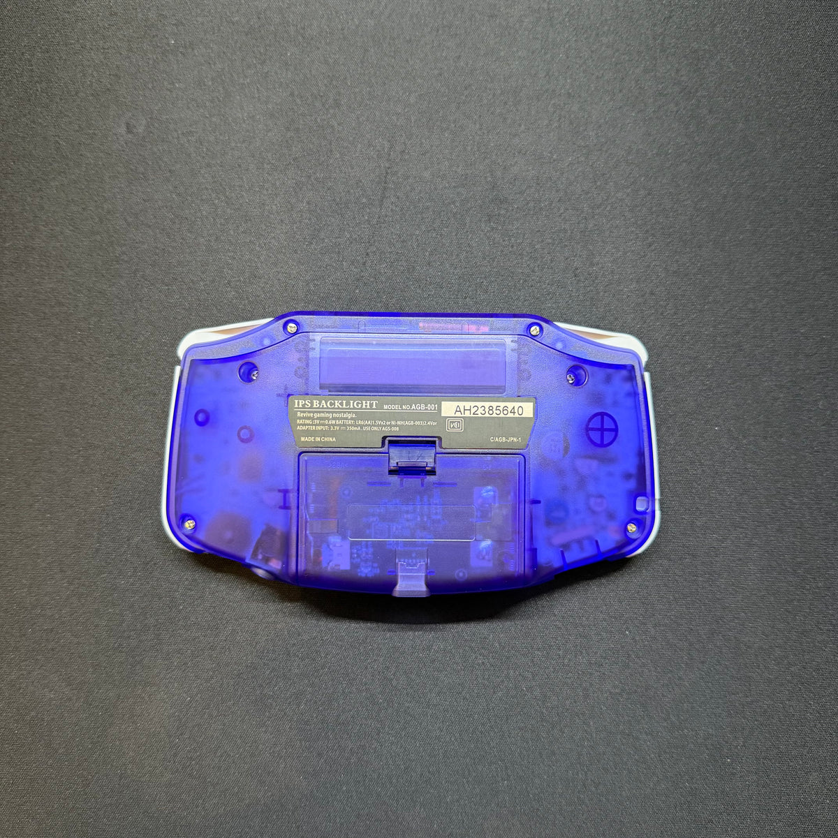 Nintendo Game Boy Advance - Transparent Purple