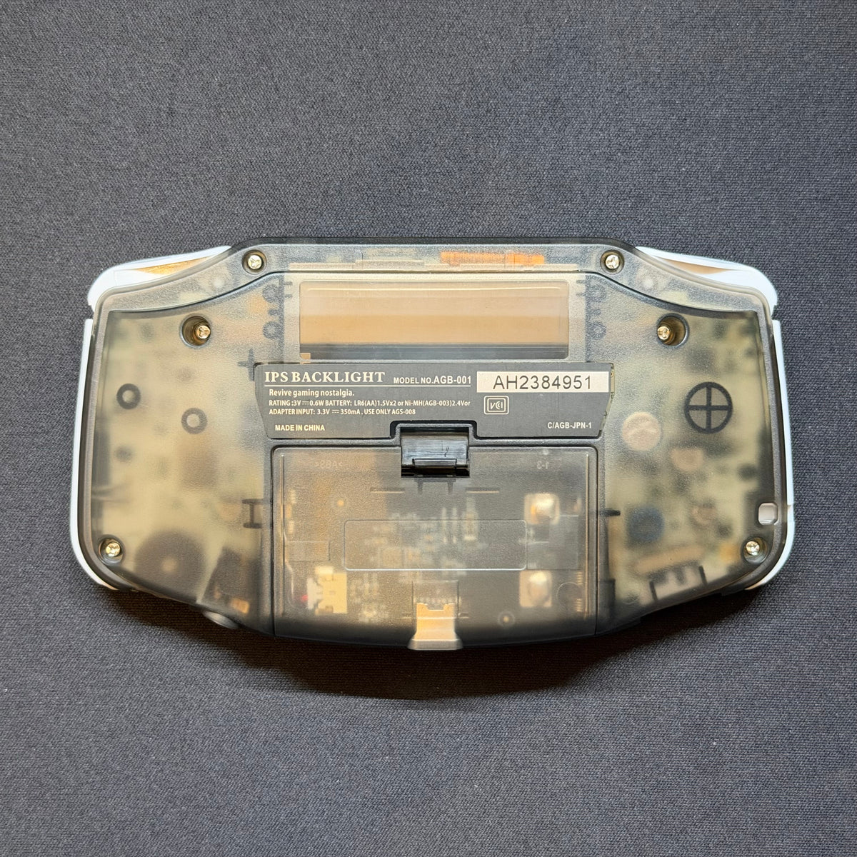 Nintendo Game Boy Advance - Transparent Black
