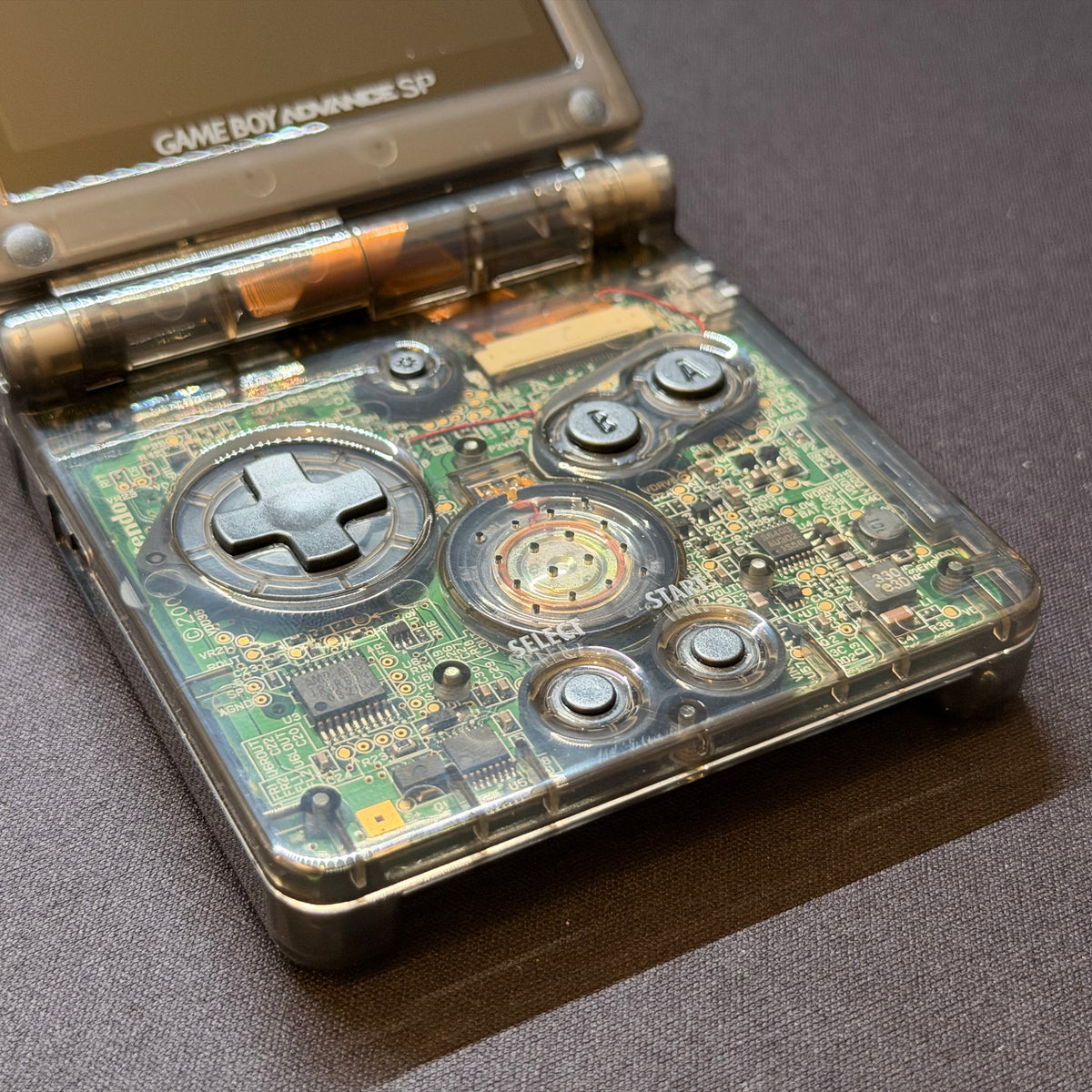 Nintendo Game Boy Advance SP – Transparent Black