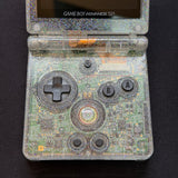Nintendo Game Boy Advance SP – Transparent Clear Glitter