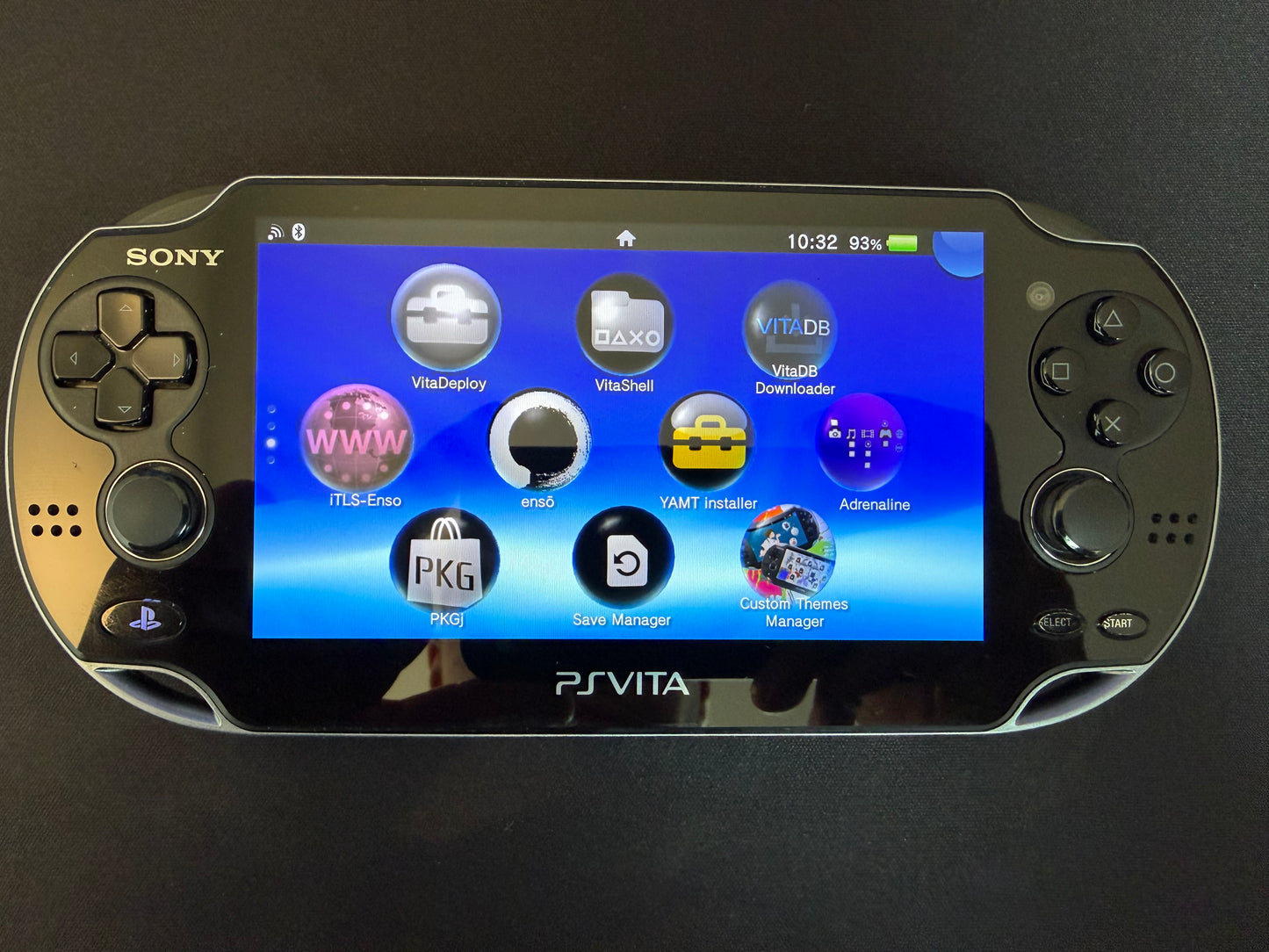 Sony PS Vita 1000 OLED Black 256GB SD2Vita