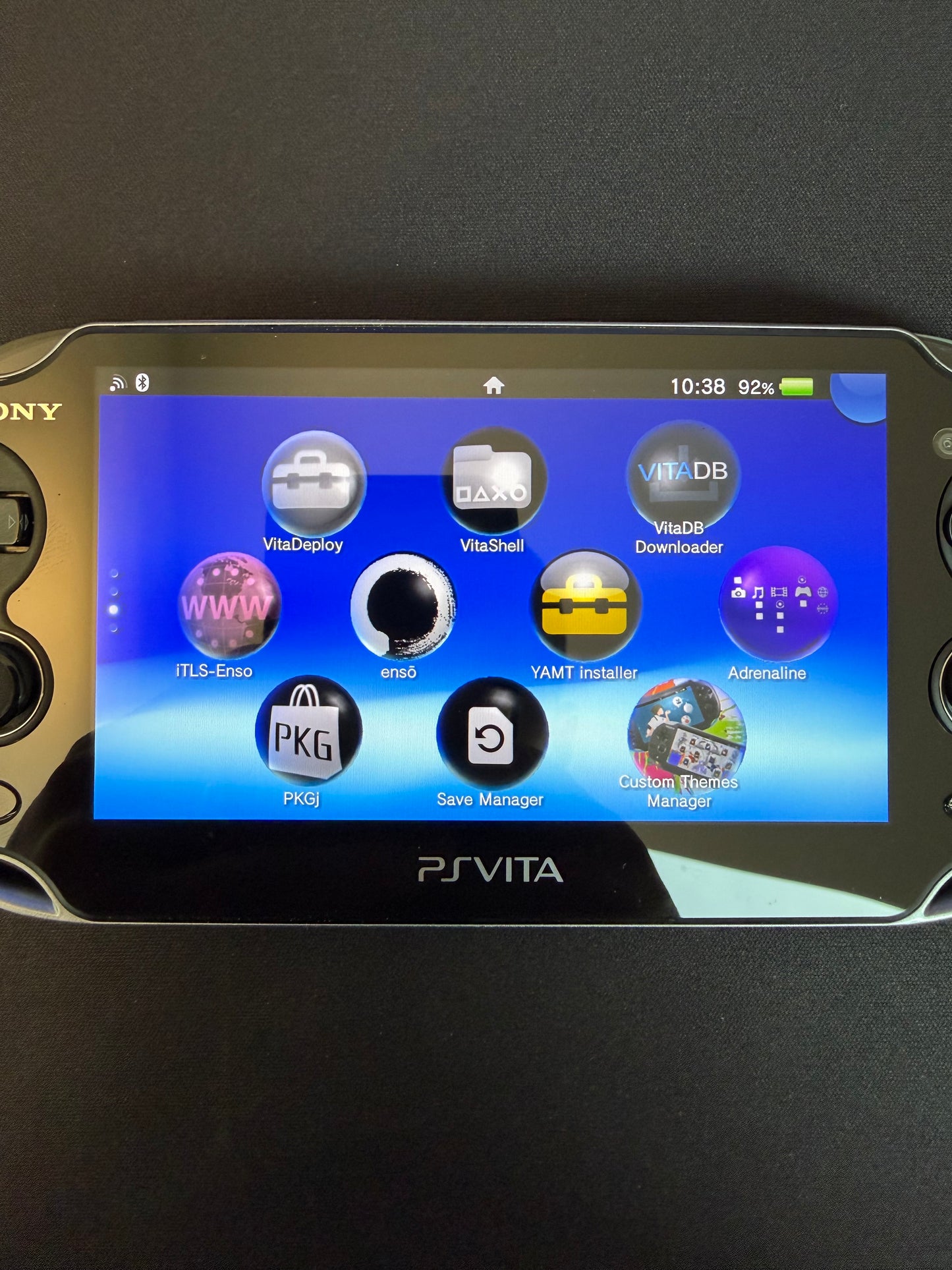 Sony PS Vita 1000 OLED Black 256GB SD2Vita