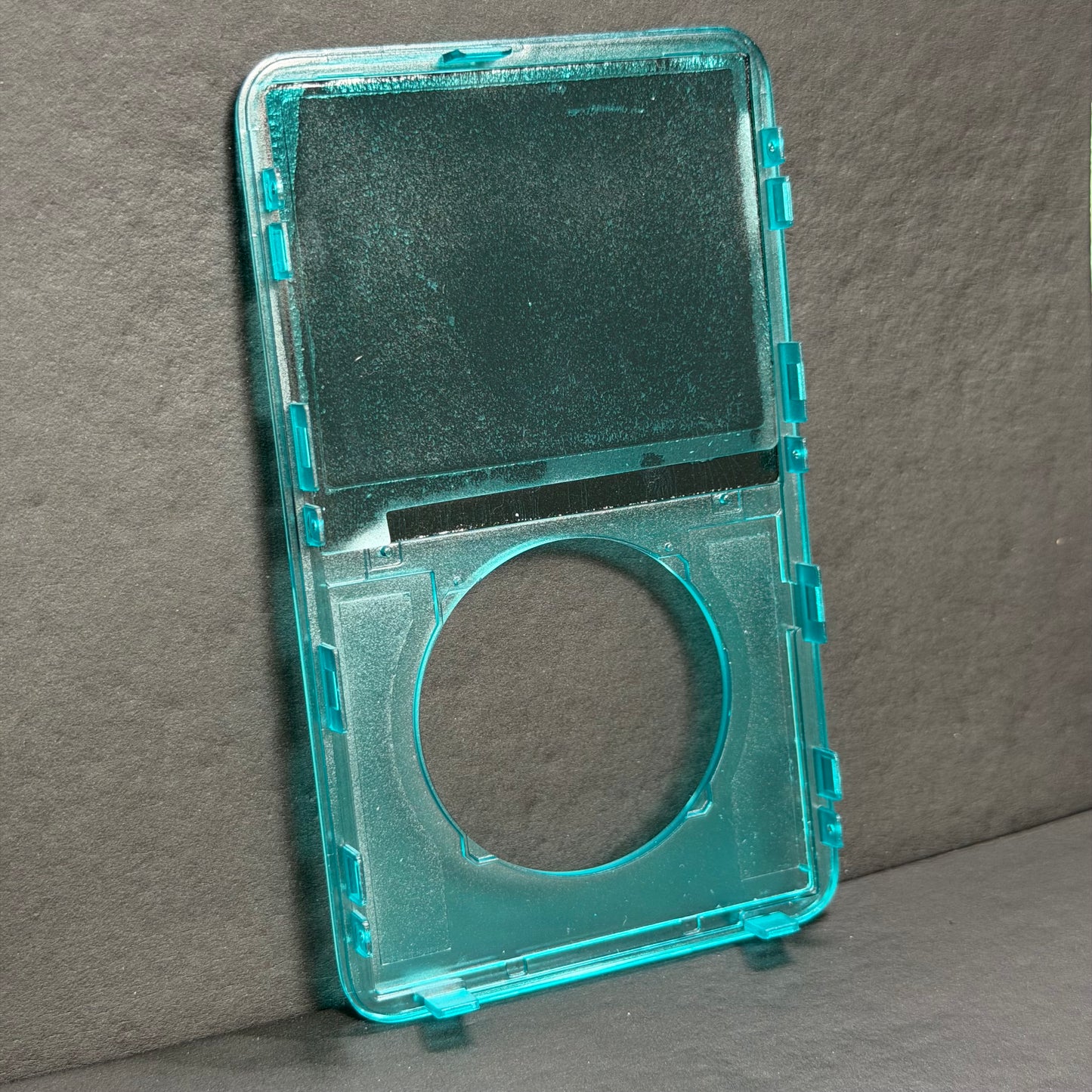 Transparent Blue Front Housing – For iPod Video 5th / 5.5 Gen (Clear Shell)