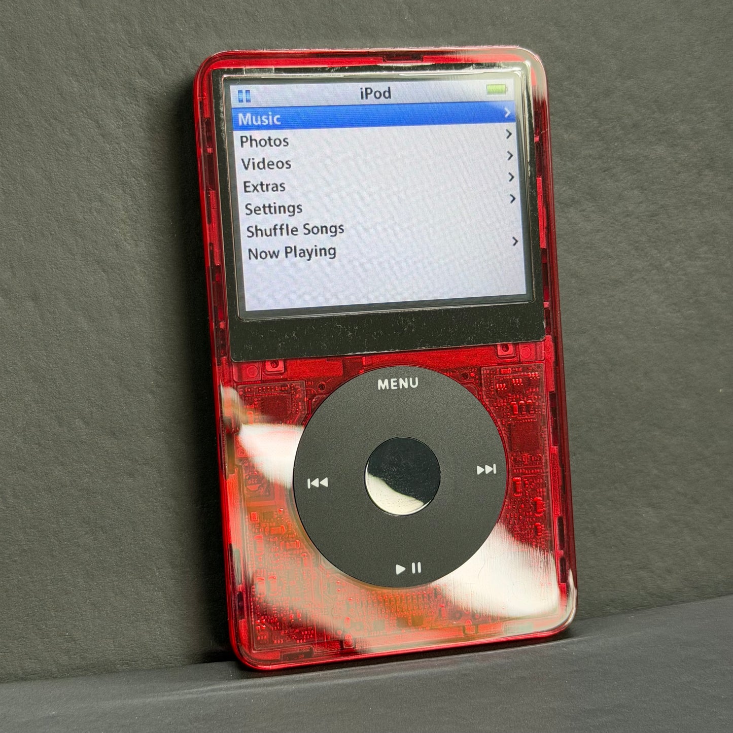 Apple iPod Video 5th Gen – Transparent Red