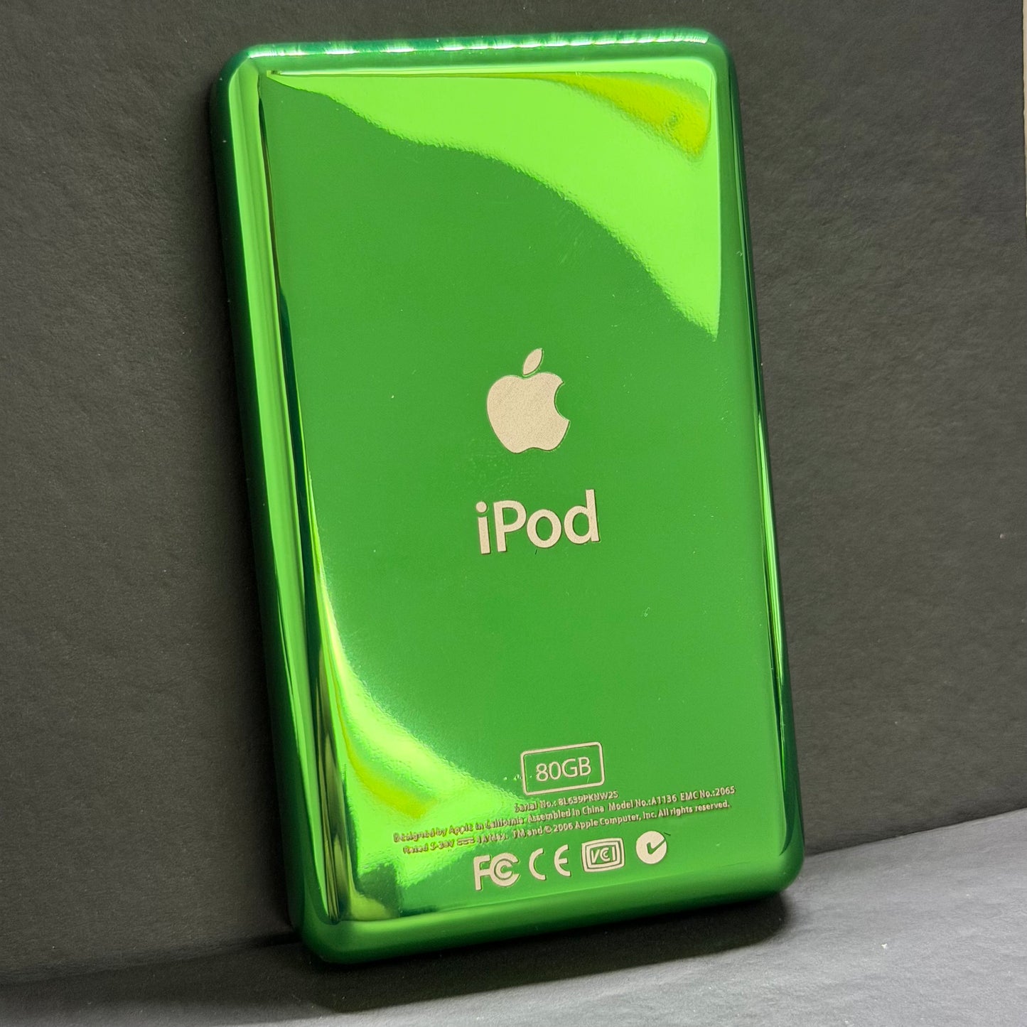 Green Thick Back Housing – For iPod Video / Classic