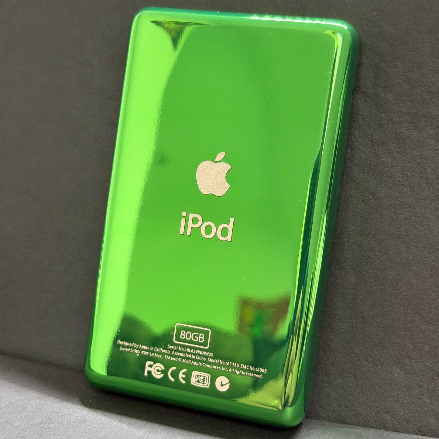 Green Thick Back Housing – For iPod Video / Classic