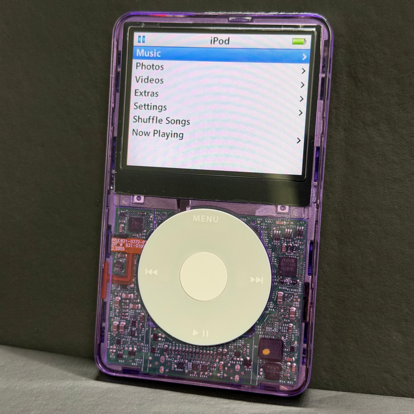 Apple iPod Video 5th Gen – Transparent Purple