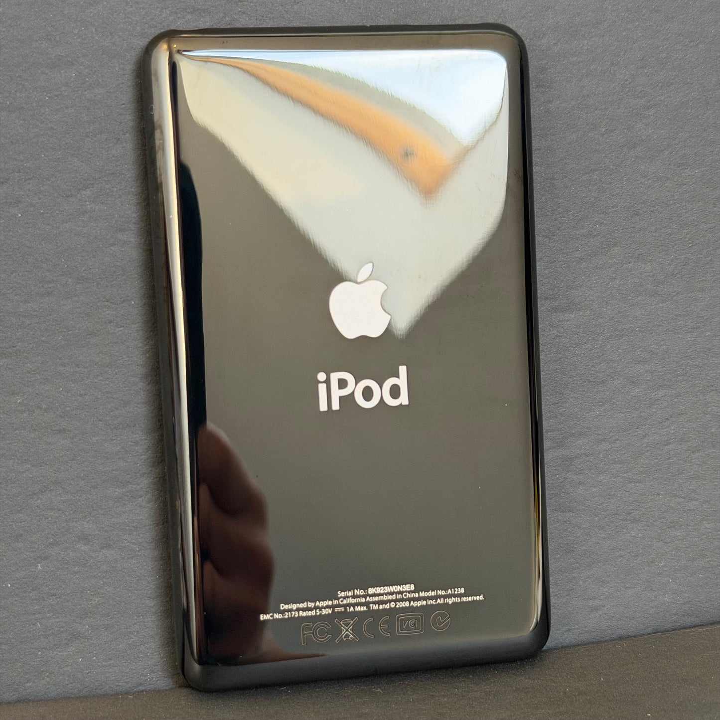 Black Thin Back Housing – For iPod Classic / Video