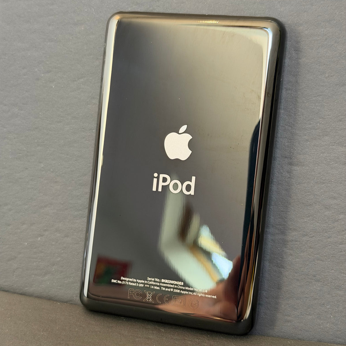 Black Thin Back Housing – For iPod Classic / Video