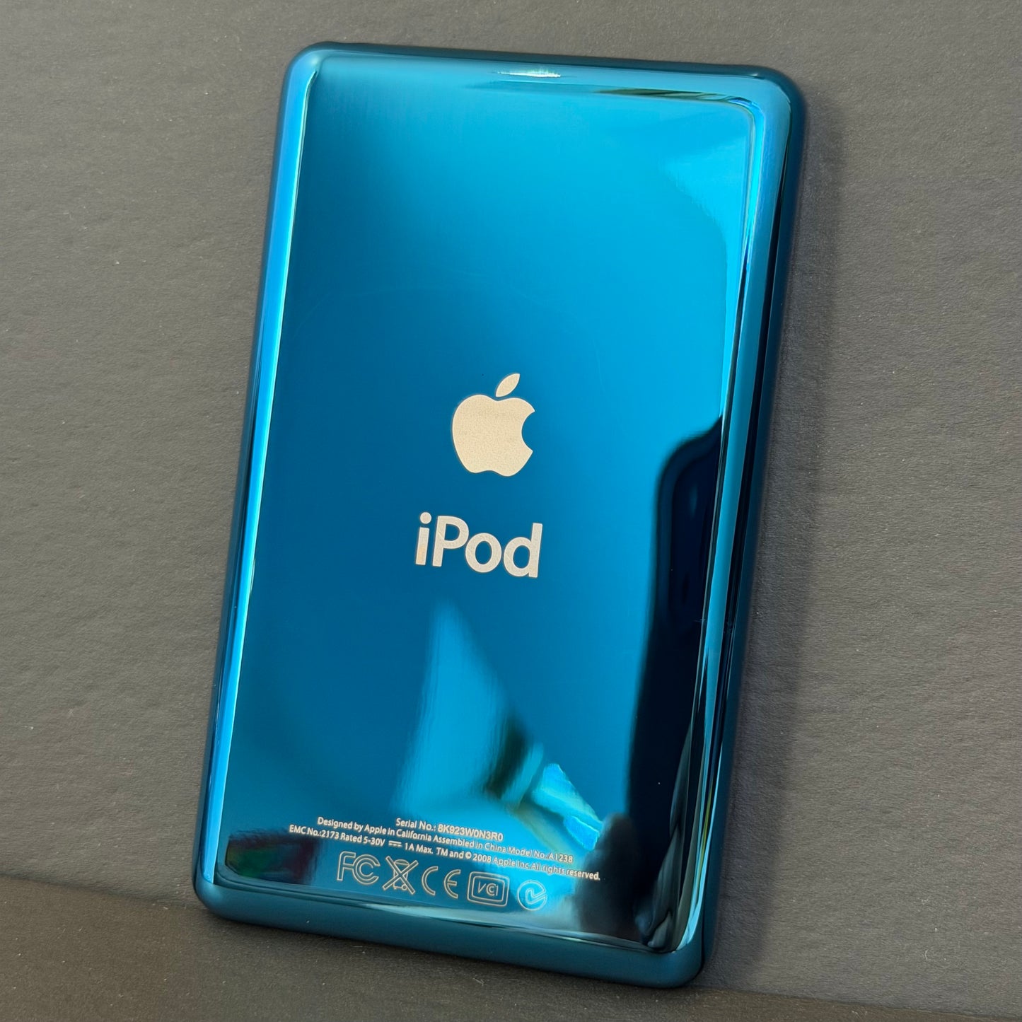 Blue Thin Back Housing – For iPod Classic / Video