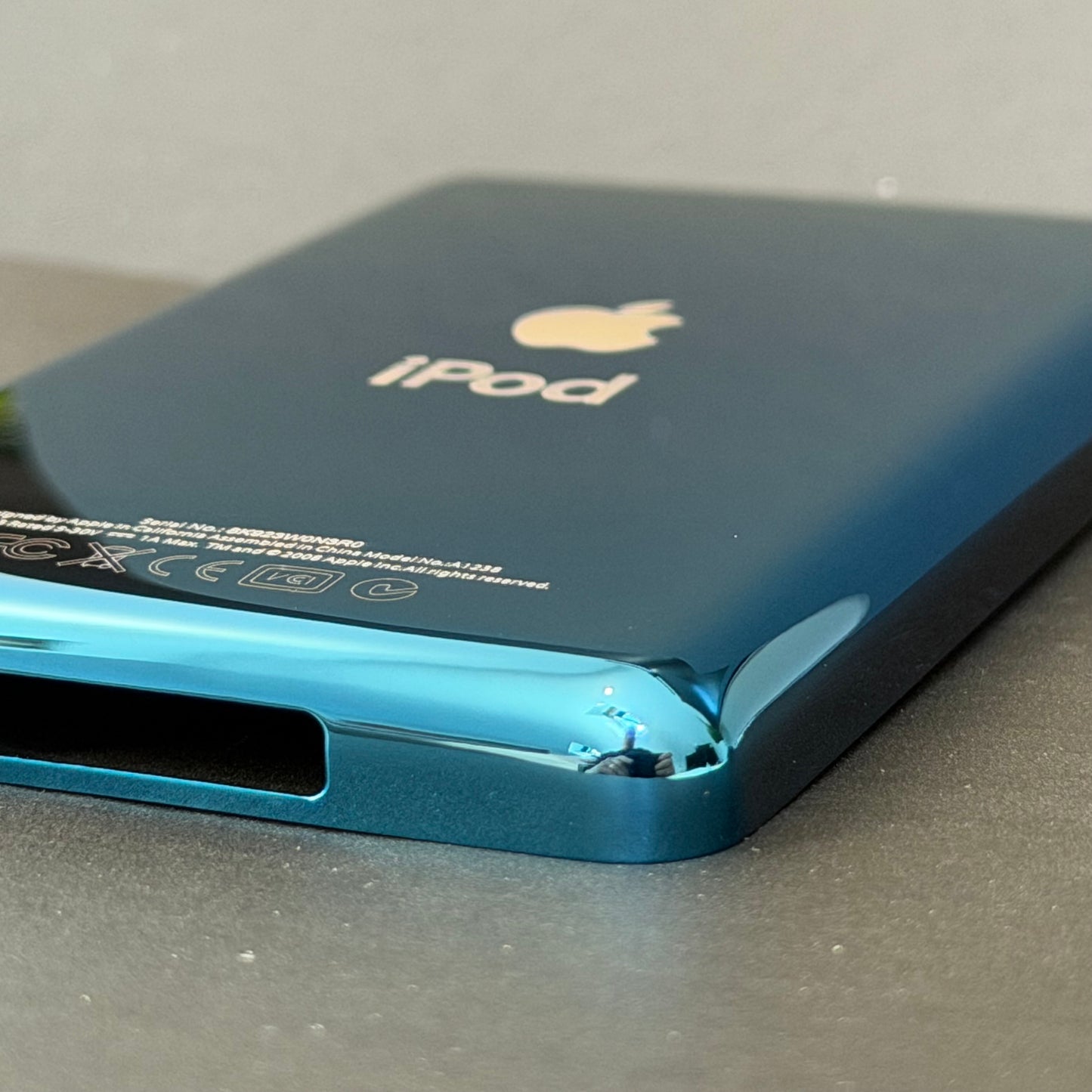 Blue Thin Back Housing – For iPod Classic / Video