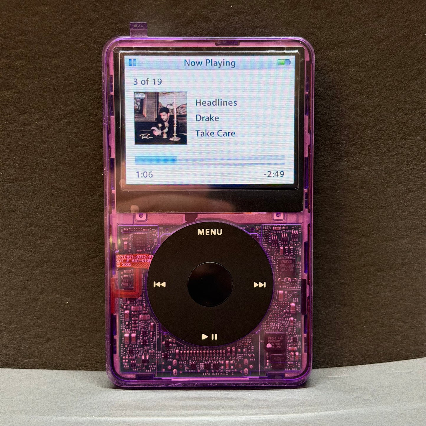 Apple iPod Video 5th Gen – Transparent Purple