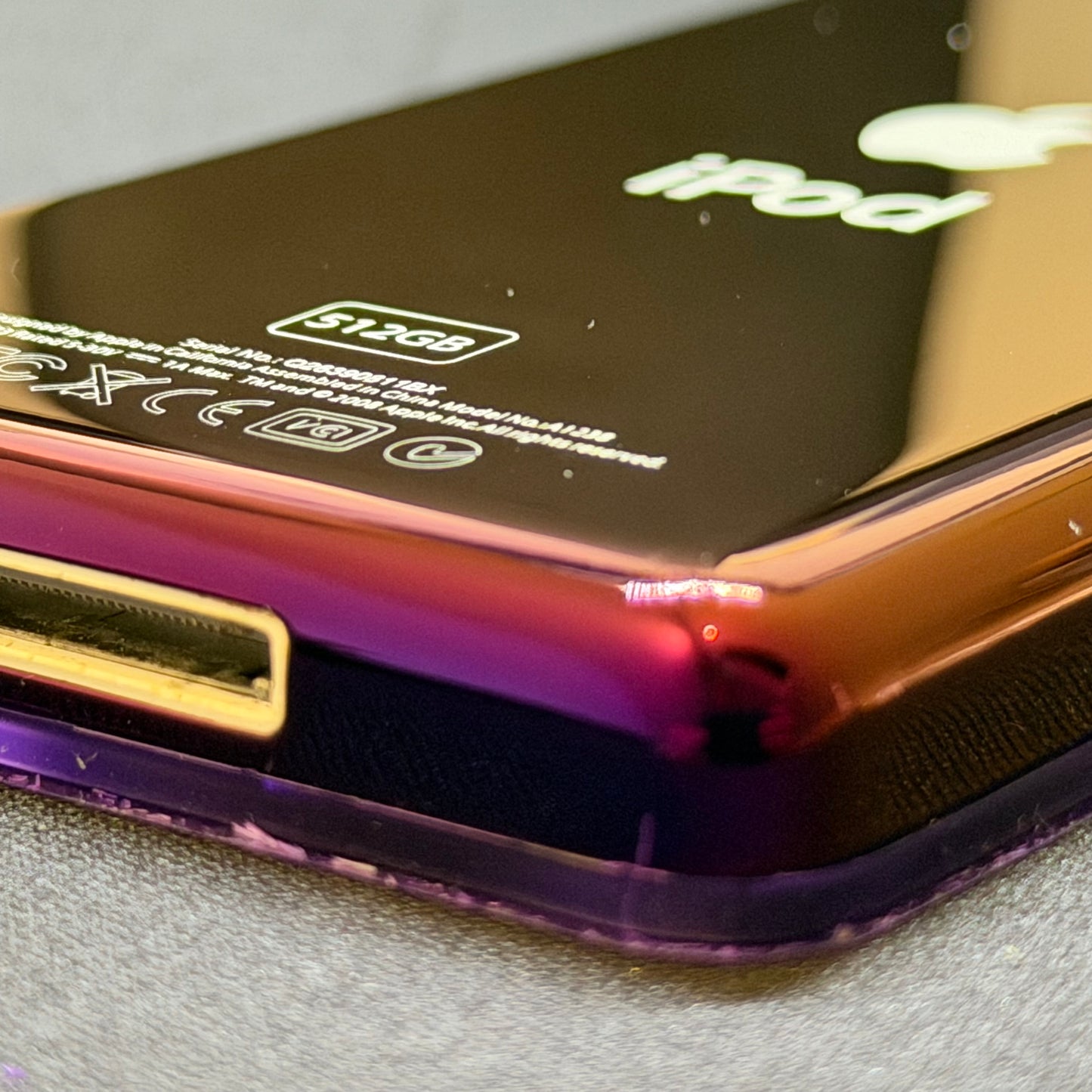 Apple iPod Video 5th Gen – Transparent Purple