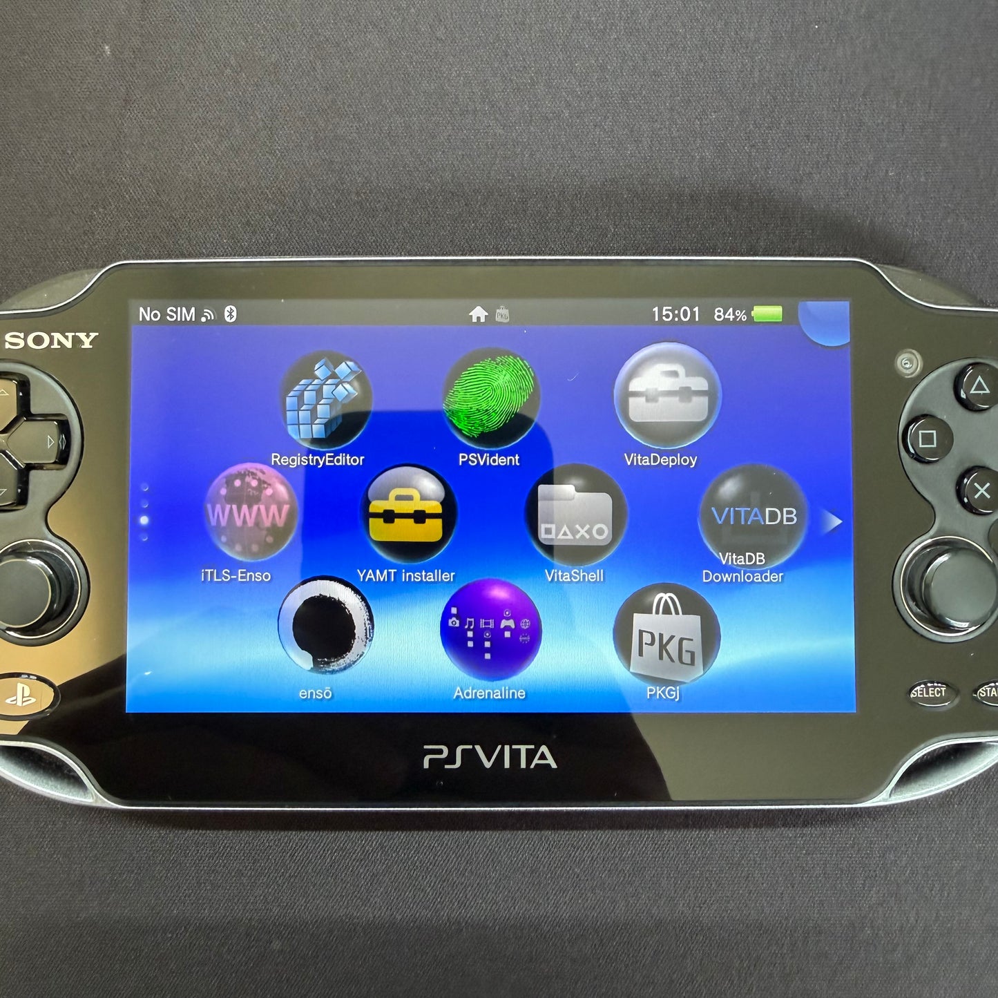 Sony PS Vita 1000 OLED Black 256GB SD2Vita