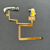 White Hold Switch & Headphone Jack Assembly – For Thin Backed iPods