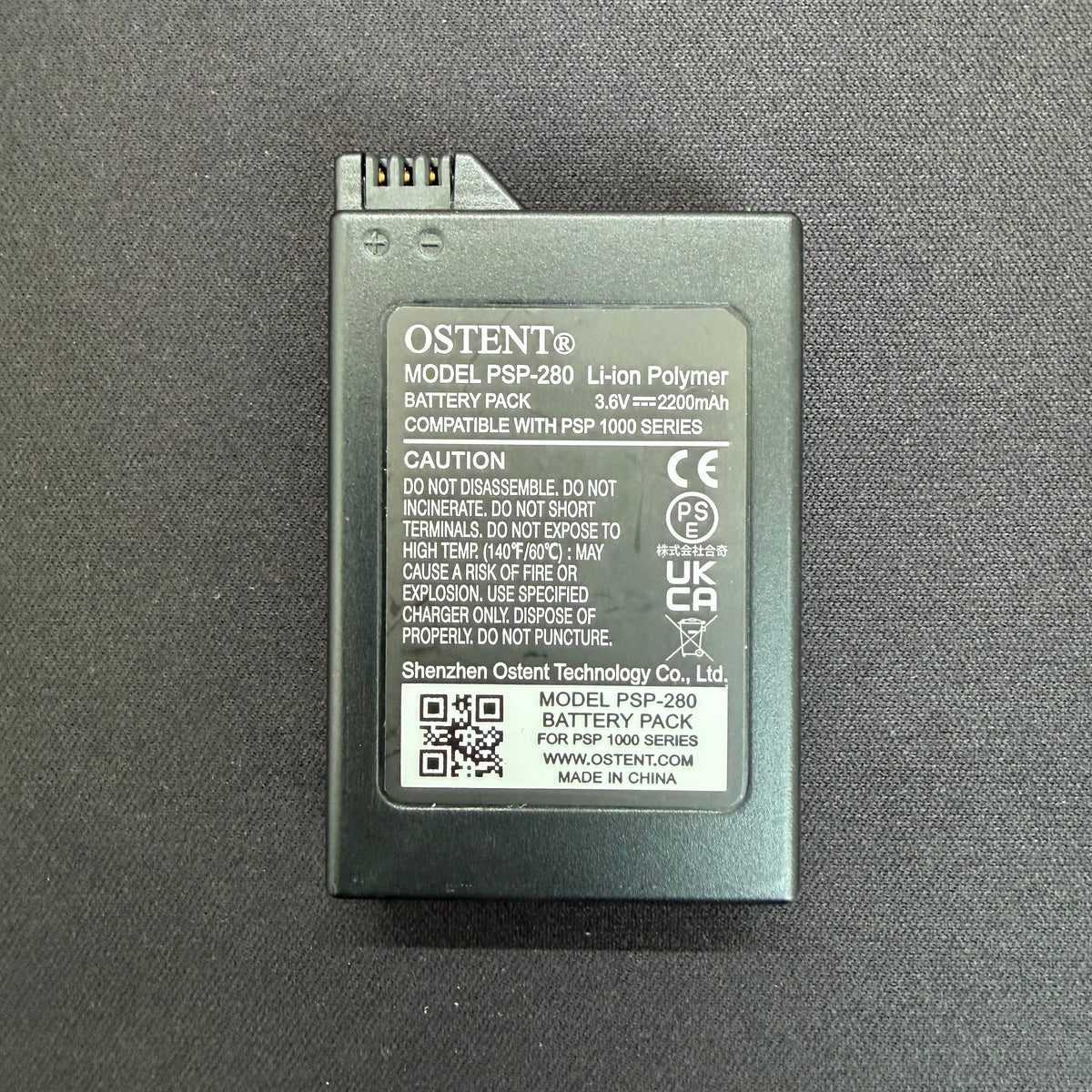 Ostent Replacement Battery for Sony PSP 1000 – 2200mAh High Capacity