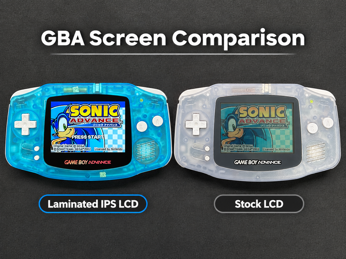 Nintendo Game Boy Advance - Transparent Black