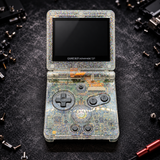 Nintendo Game Boy Advance SP – Transparent Clear Glitter