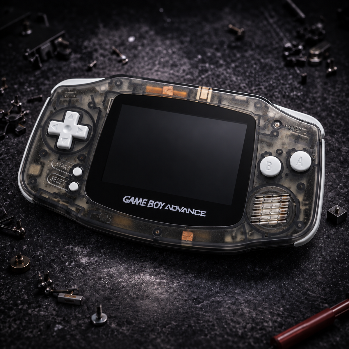 Nintendo Game Boy Advance - Transparent Black