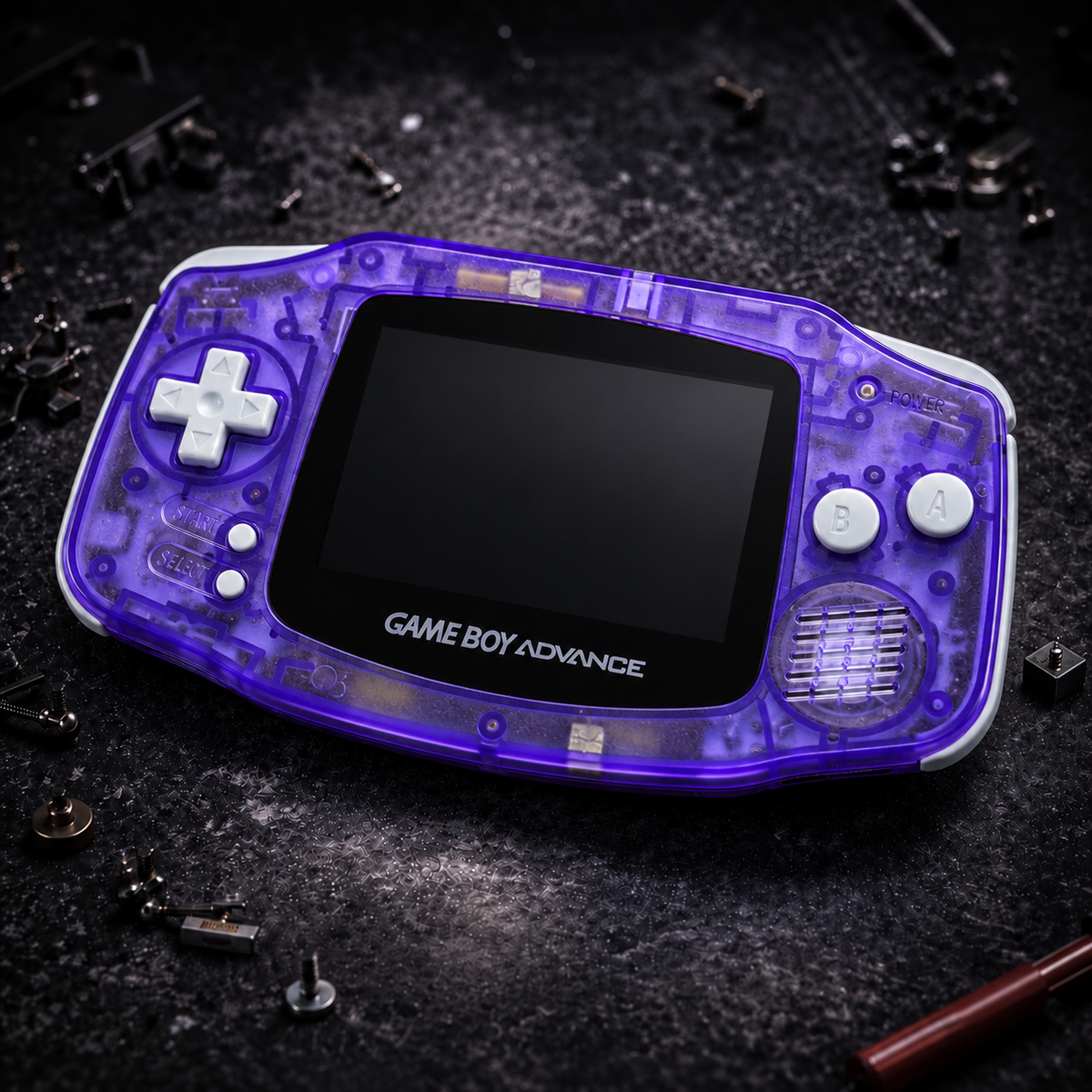 Nintendo Game Boy Advance - Transparent Purple