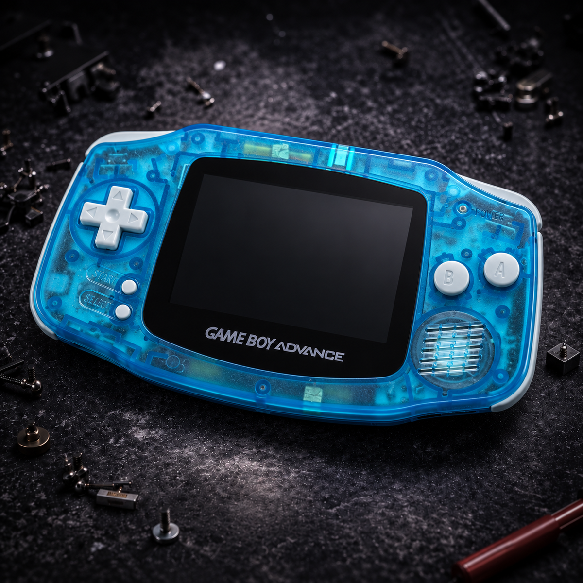 Nintendo Game Boy Advance - Transparent Blue
