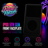 Black Front Housing – For iPod Video 5th / 5.5 Gen
