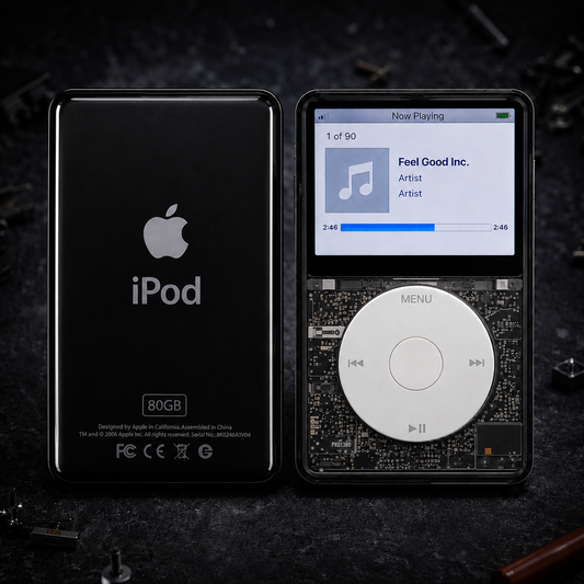 Apple iPod Video 5th Gen – Transparent Black
