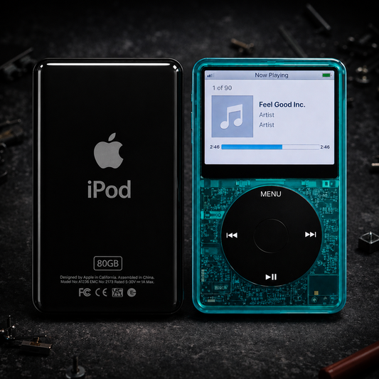 Apple iPod Video 5th Gen – Transparent Blue
