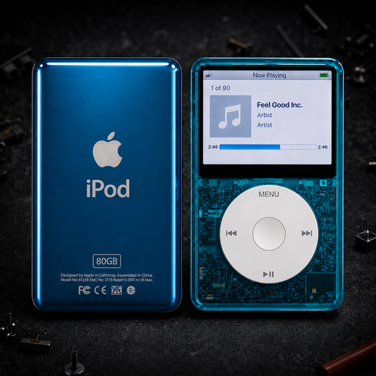 Apple iPod Video 5th Gen – Transparent Blue