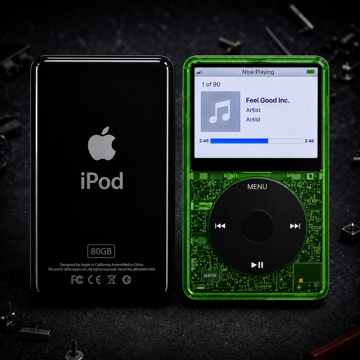 Apple iPod Video 5th Gen – Transparent Green