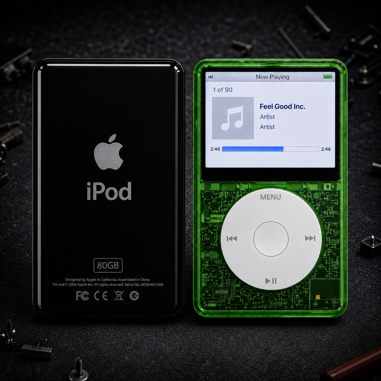 Apple iPod Video 5th Gen – Transparent Green