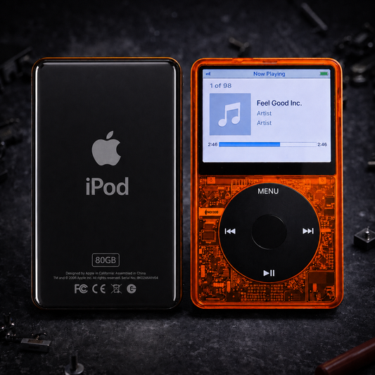 Apple iPod Video 5th Gen – Transparent Orange