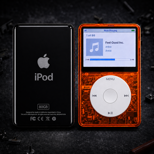 Apple iPod Video 5th Gen – Transparent Orange