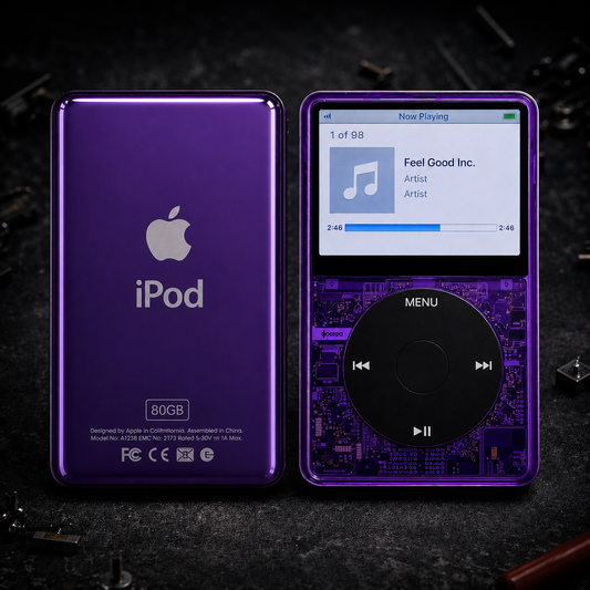 Apple iPod Video 5th Gen – Transparent Purple
