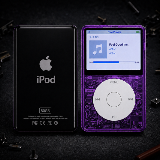 Apple iPod Video 5th Gen – Transparent Purple