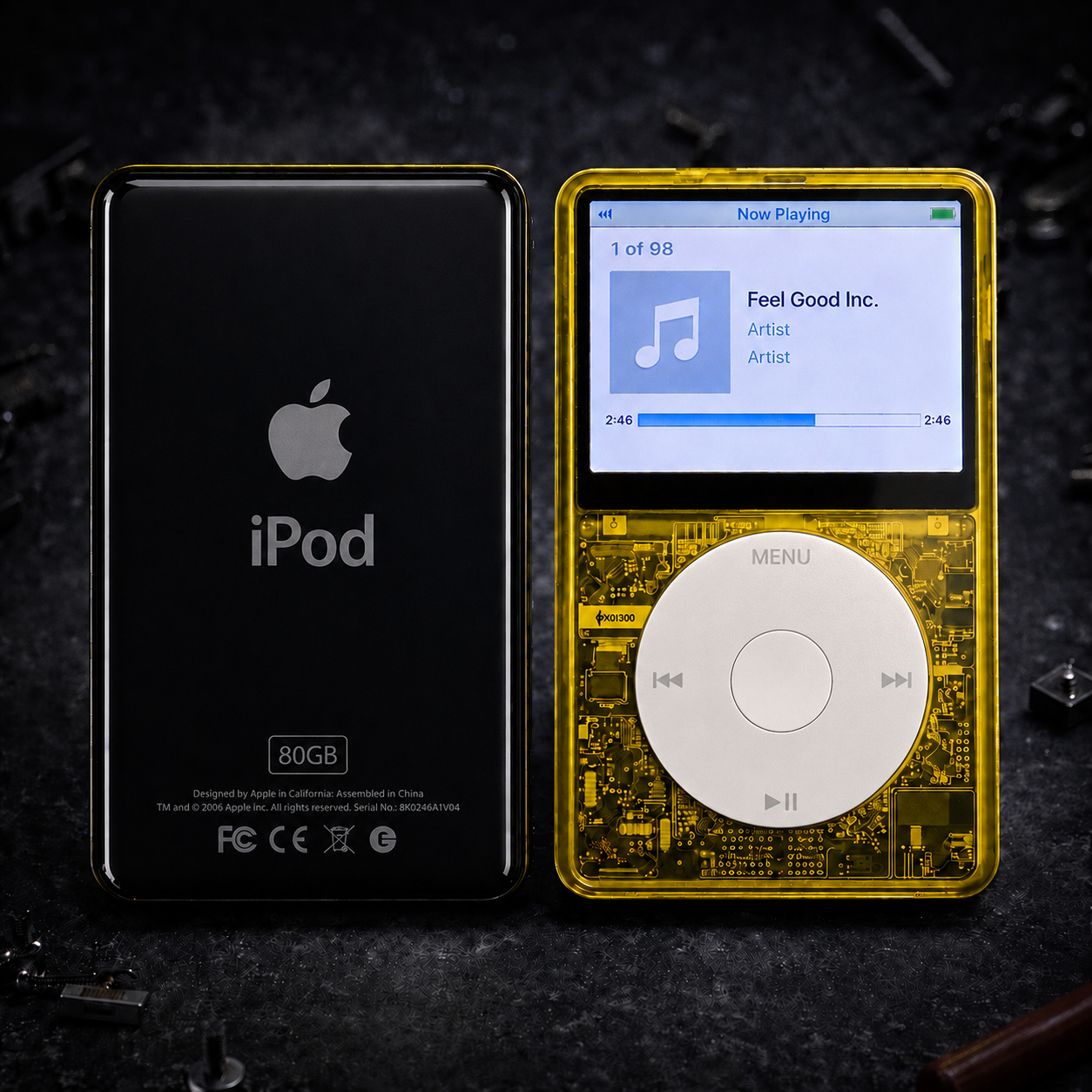 Apple iPod Video 5th Gen – Transparent Yellow