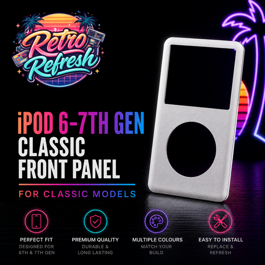 Silver Front Housing – For iPod Classic 6th / 7th Gen