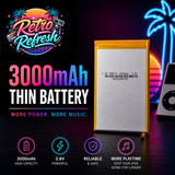 3000mAh Thin Battery Upgrade – For iPod 5th, 6th, 7th Gen Video / Classic