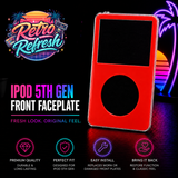 Red Front Housing – For iPod Video 5th / 5.5 Gen