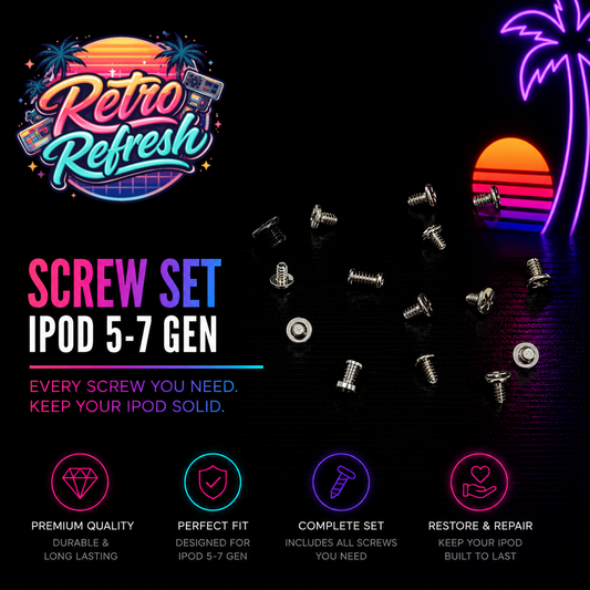 Full Screw Replacement Set – For iPod Video / Classic