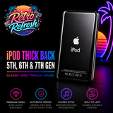 Black Thick Back Housing – For iPod Classic / Video