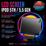 LCD Screen Replacement – For iPod Video 5th / 5.5 Generation