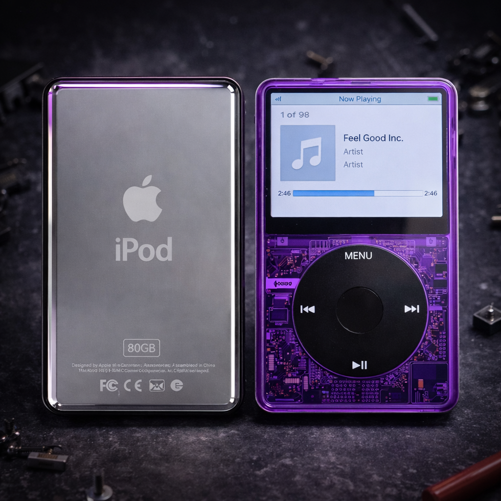 Apple iPod Video 5th Gen - Transparent Purple