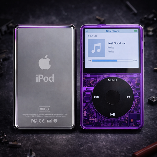 Apple iPod Video 5th Gen - Transparent Purple